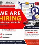 Toyota Tuyển Dụng 2022 Tại Hà Nội